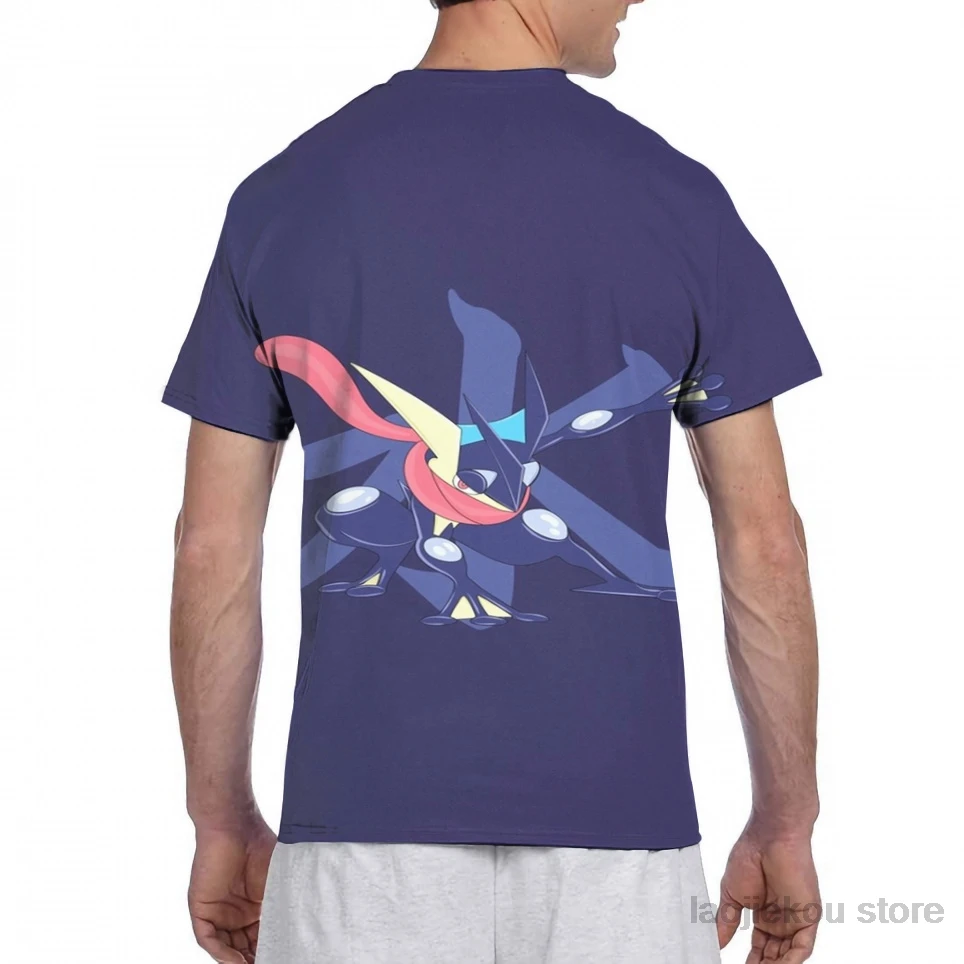 Мужская футболка Greninja с водяным каньцзи женская модная принтом по всей длине для