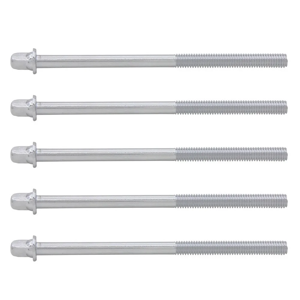 6Pcs Drum Screws Tension Rods Long Screws Bolts Set For Drummer Silver Metal Musical Percussion Instrument Parts Accessories
6Pcs Drum Screws Tension Rods Long Screws Bolts Set For Drummer Silver Metal Musical Percussion Instrument Parts Accessories