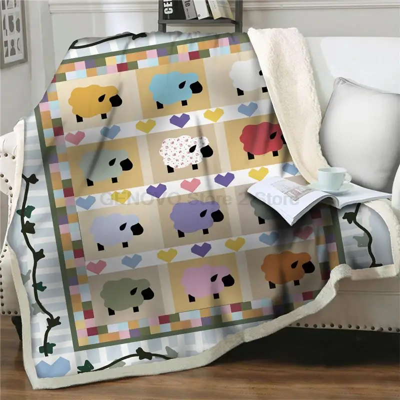 Cartoon Bunte Schafe Sherpa Decke 3D Gedruckt Erwachsenen Kind Quilt Weiche Flanell Bettwäsche Abdeckung Sofa Reise Büro Werfen
Cartoon Bunte Schafe Sherpa Decke 3D Gedruckt Erwachsenen Kind Quilt Weiche Flanell Bettwäsche Abdeckung Sofa Reise Büro Werfen