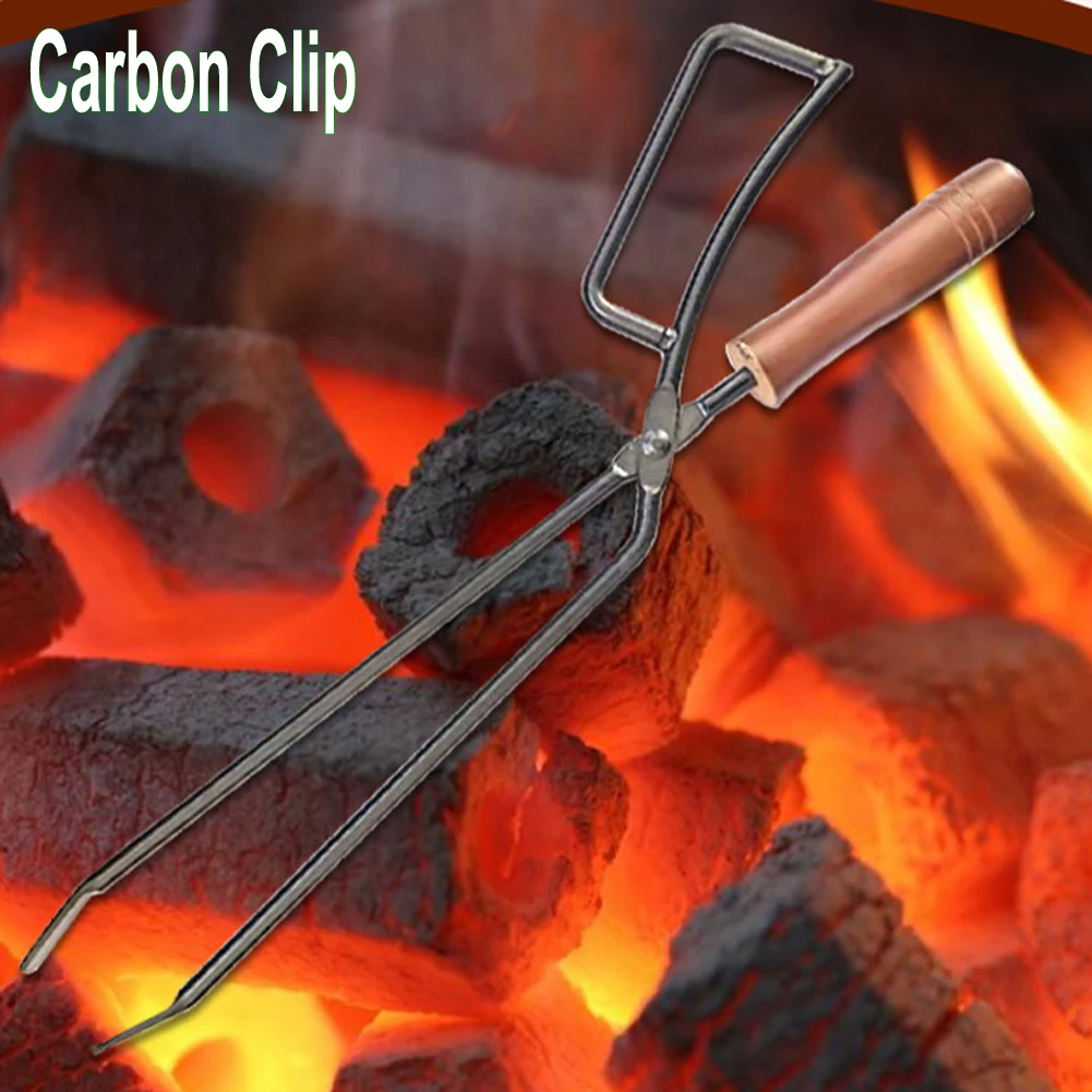 Practial Heat Resistant bbq Firewood Tongs with Wood Handle Metal Barbecue Fireplace Tongs Oven Cooking Kitchen Supplies Tool
Practial Heat Resistant bbq Firewood Tongs with Wood Handle Metal Barbecue Fireplace Tongs Oven Cooking Kitchen Supplies Tool
