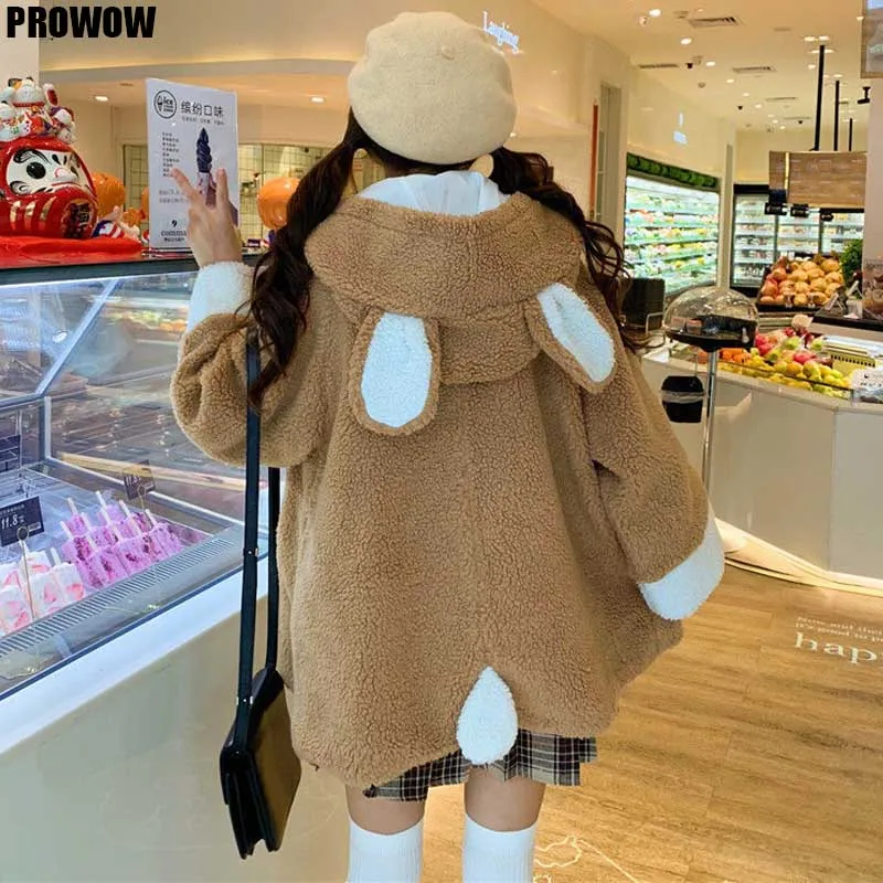 Куртка женская зимняя с капюшоном, теплая Толстая с имитацией овечьей шерсти, с длинным рукавом, в японском стиле, для студенток в Корейском ...
Куртка женская зимняя с капюшоном, теплая Толстая с имитацией овечьей шерсти, с длинным рукавом, в японском стиле, для студенток в Корейском ...