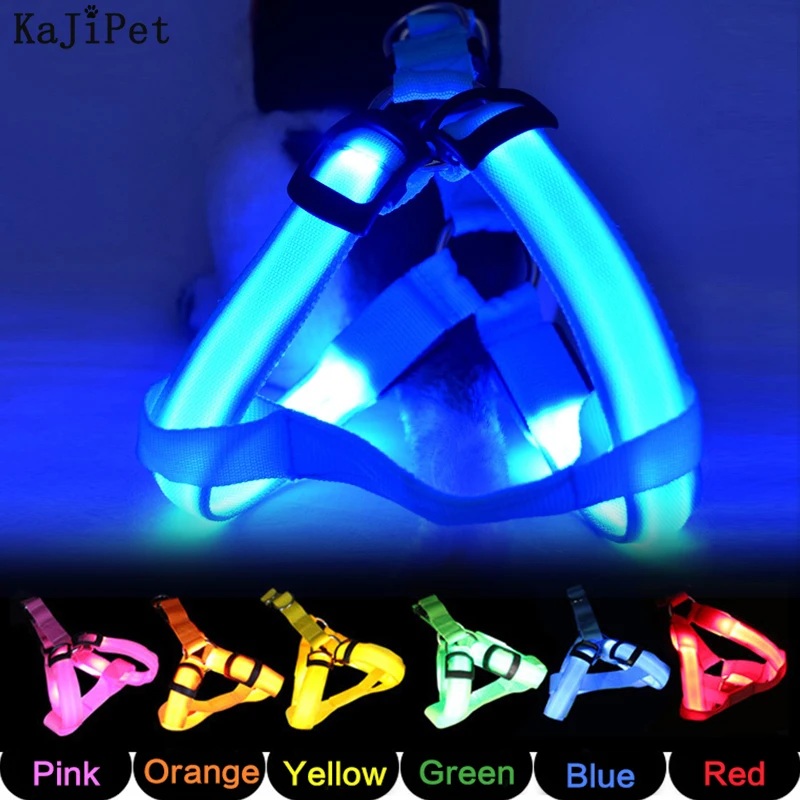 2021 Nylon Pet Safety LED Harness Dog Product Flashing Light Harness LED Dog Harness Leash Rope Belt LED Dog Collar Pet Supplies
2021 Nylon Pet Safety LED Harness Dog Product Flashing Light Harness LED Dog Harness Leash Rope Belt LED Dog Collar Pet Supplies