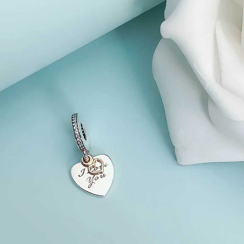 Authentic 925 Sterling Silver Charm Fashion I Love You Heart Pendant Fit Pandora Women Bracelet & Necklace Diy Jewelry
Authentic 925 Sterling Silver Charm Fashion I Love You Heart Pendant Fit Pandora Women Bracelet & Necklace Diy Jewelry