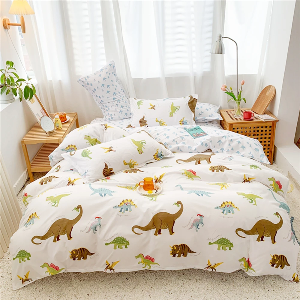Dinosaur Bedding Set for Kids Bed Bedclothes Quilt Cover with Pillowcase Bed Linen Set UK Single Teens Duvet Cover Set 135x200cm
Dinosaur Bedding Set for Kids Bed Bedclothes Quilt Cover with Pillowcase Bed Linen Set UK Single Teens Duvet Cover Set 135x200cm