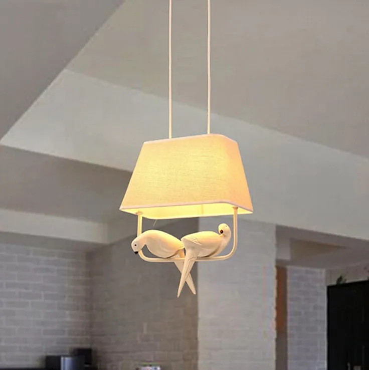 Modern style creative Cloth art bird LED chandelier restaurant, den decoration, 85-220V hotle lamp 
Modern style creative Cloth art bird LED chandelier restaurant, den decoration, 85-220V hotle lamp