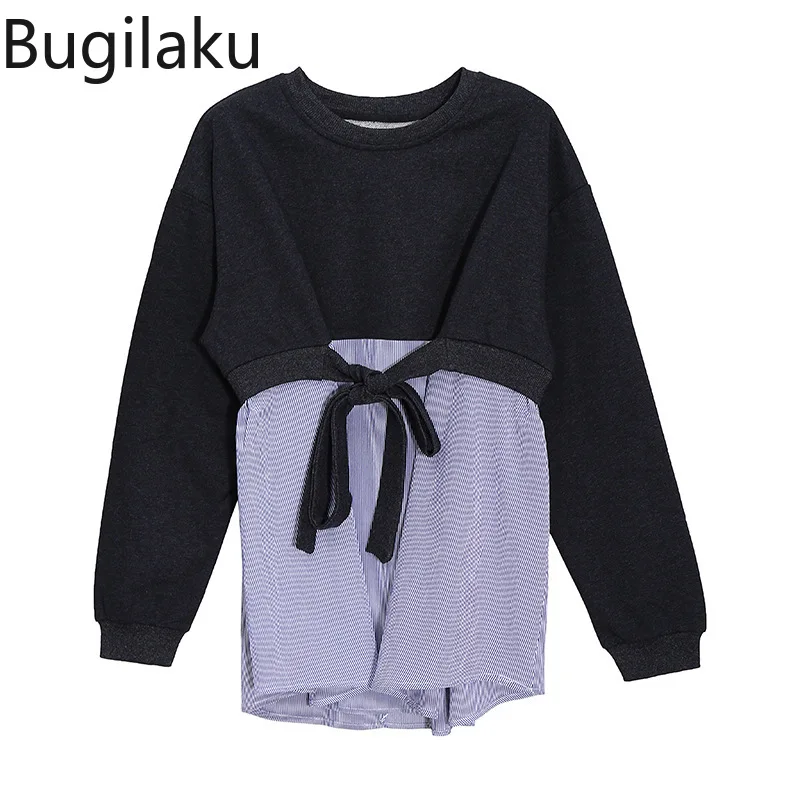 Женский свитшот с длинным рукавом и круглым вырезом, в стиле пэчворк
Женский свитшот с длинным рукавом и круглым вырезом, в стиле пэчворк