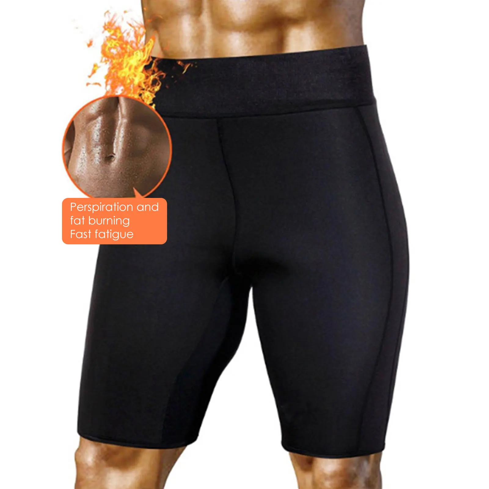 Men Sweat Pants Short Workout Gym Pants Slimming Shorts Shaping Pants Fat Burning Stretch Body Sculpting Five-quarter Pants
Men Sweat Pants Short Workout Gym Pants Slimming Shorts Shaping Pants Fat Burning Stretch Body Sculpting Five-quarter Pants