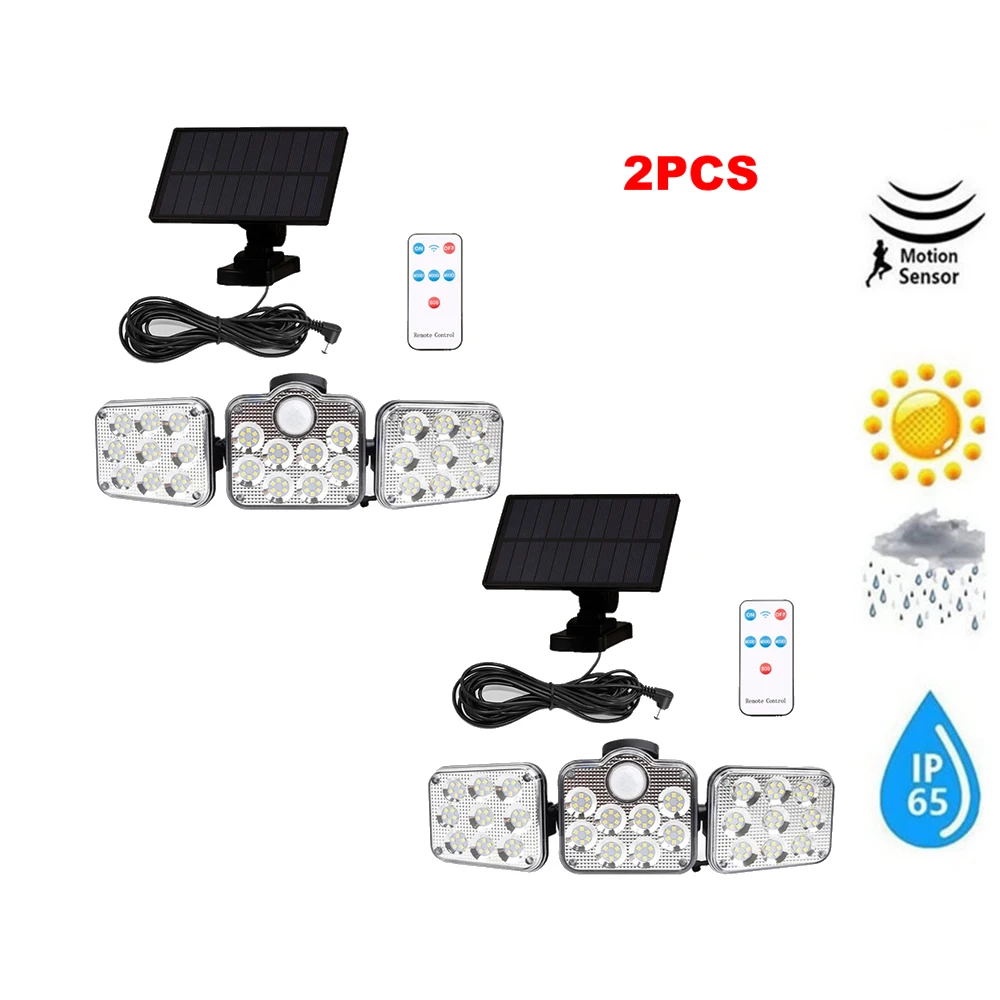 2pcs 138 led seperable remote Rechargeable Solar Light Outdoors PIR Motion Sensor solar Lamp Waterproof Street Wall Light Garden
2pcs 138 led seperable remote Rechargeable Solar Light Outdoors PIR Motion Sensor solar Lamp Waterproof Street Wall Light Garden