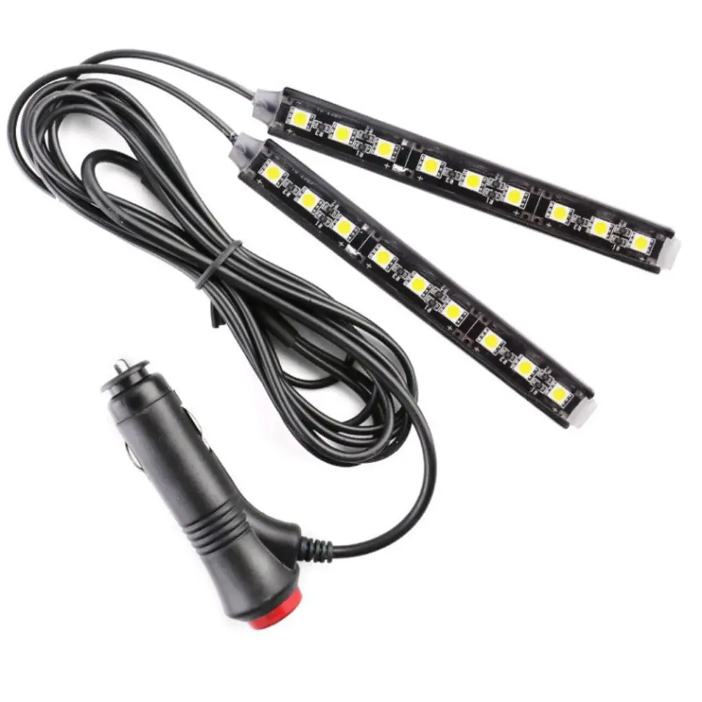 Multicolor Adhesive Tap Auto Decoration Dash Foot Socket 9 LED Strip Lamp Car Cigarette Lighter Atmosphere Lights
Multicolor Adhesive Tap Auto Decoration Dash Foot Socket 9 LED Strip Lamp Car Cigarette Lighter Atmosphere Lights
