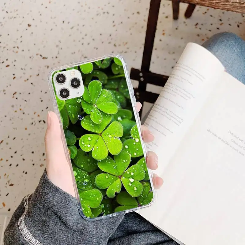 four leaf clover Lucky Phone Case Transparent for iPhone 11 12 mini pro XS MAX 8 7 6 6S Plus X 5S SE 2020 XR
four leaf clover Lucky Phone Case Transparent for iPhone 11 12 mini pro XS MAX 8 7 6 6S Plus X 5S SE 2020 XR