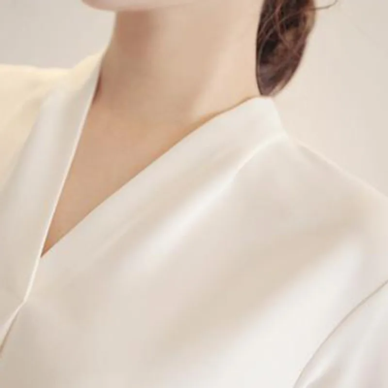 Blouse Ladies Office Chiffon Tops Women Fashion V-neck Long Sleeve Elegant Chiffon Casual Blouses
Blouse Ladies Office Chiffon Tops Women Fashion V-neck Long Sleeve Elegant Chiffon Casual Blouses