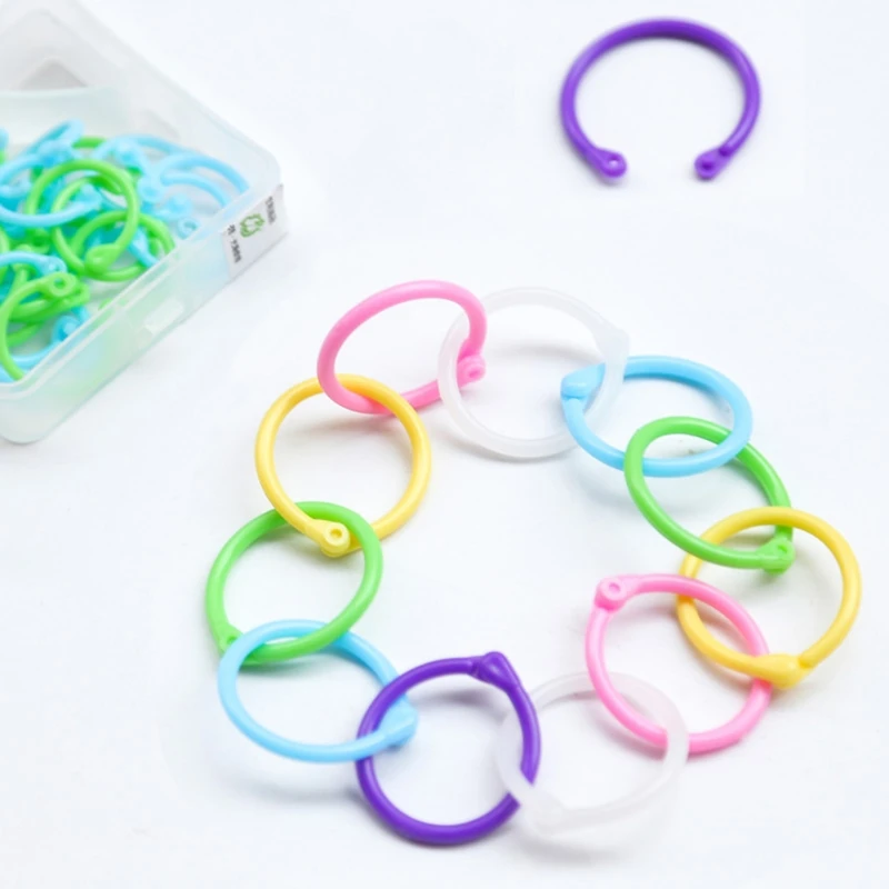 Creative Plastic Multifunction Circle DIY Album Loose Leaf Book Binder Hoop Ring
Creative Plastic Multifunction Circle DIY Album Loose Leaf Book Binder Hoop Ring