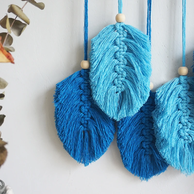 Bohemian feather handmade cotton rope tapestry dining room bedroom tapestry wall hanging decorative leaves
Bohemian feather handmade cotton rope tapestry dining room bedroom tapestry wall hanging decorative leaves