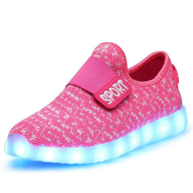 Kids LED Shoes Children's Hook Loop Shoes Girls Boys Glowing Sneakers Autumn Students Luminous Breathable Footwears Size 25-37
Kids LED Shoes Children's Hook Loop Shoes Girls Boys Glowing Sneakers Autumn Students Luminous Breathable Footwears Size 25-37