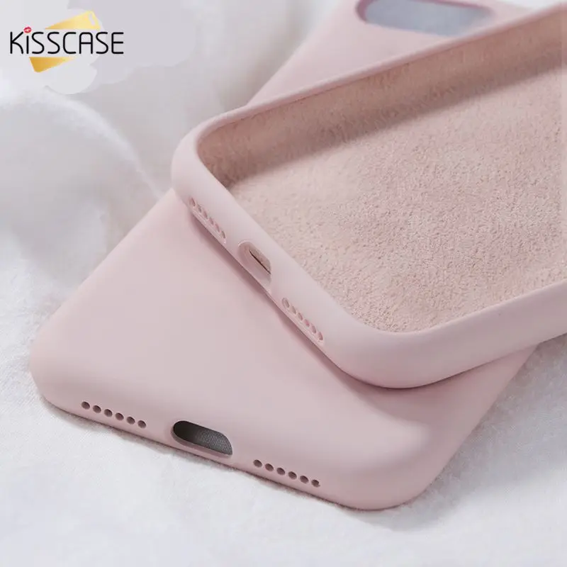 KISSCASE жидкий силиконовый чехол для Xiaomi Mi 9T Pro Mi9 9 8 SE CC9E A3 A2 Lite мягкий Redmi Note 7 6 Pocophone F1|