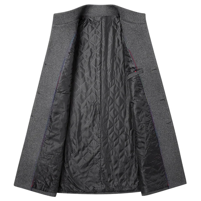 De lana de invierno de los hombres Collar de soporte grueso abrigo de hombre de moda de mezcla de lana prendas de vestir chaquet
De lana de invierno de los hombres Collar de soporte grueso abrigo de hombre de moda de mezcla de lana prendas de vestir chaquet