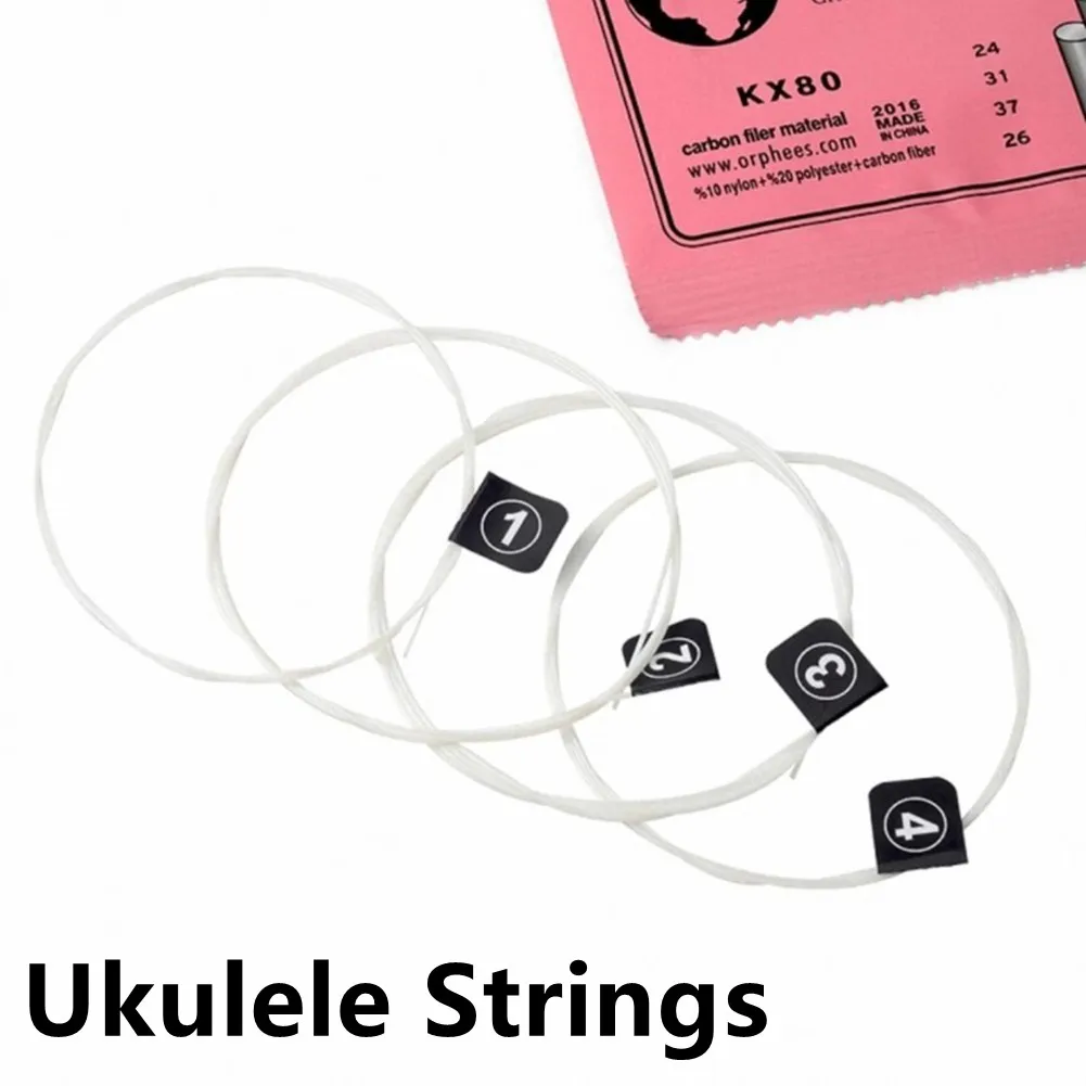 Orphee KX80 Ukulele Strings Nylon Carbon Steel Synthetic Material 4 String For 21/23/26 Inch Ukulele Mini Guitar Accessories
Orphee KX80 Ukulele Strings Nylon Carbon Steel Synthetic Material 4 String For 21/23/26 Inch Ukulele Mini Guitar Accessories