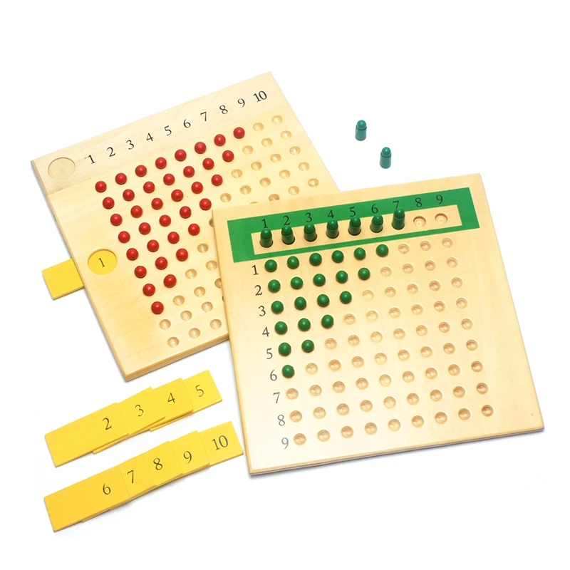 Early Wooden Montessori Materials Mathematics Teaching Toys Multiplication & Division Math Toy Beads Board Red Green Learning
Early Wooden Montessori Materials Mathematics Teaching Toys Multiplication & Division Math Toy Beads Board Red Green Learning