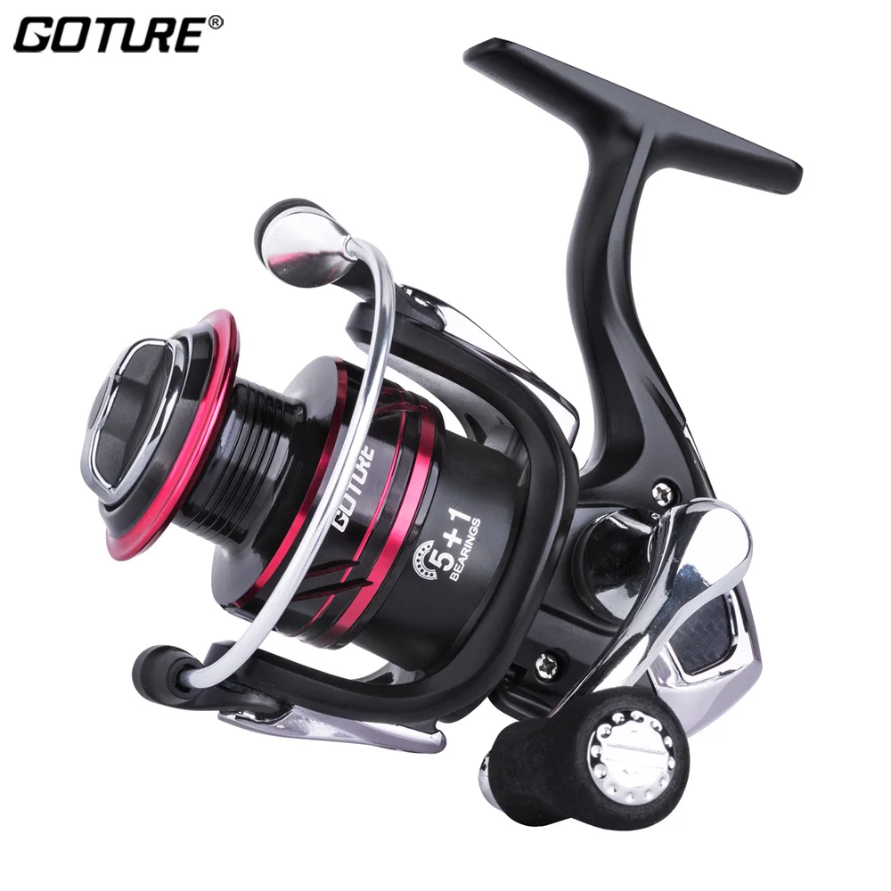 Goture AQUILA Spinning Fishing Reel Max Drag 8kgs Lightweight Carp Fishing Reel for Saltwater Freshwater Japanese Gear 5+1BB 
Goture AQUILA Spinning Fishing Reel Max Drag 8kgs Lightweight Carp Fishing Reel for Saltwater Freshwater Japanese Gear 5+1BB