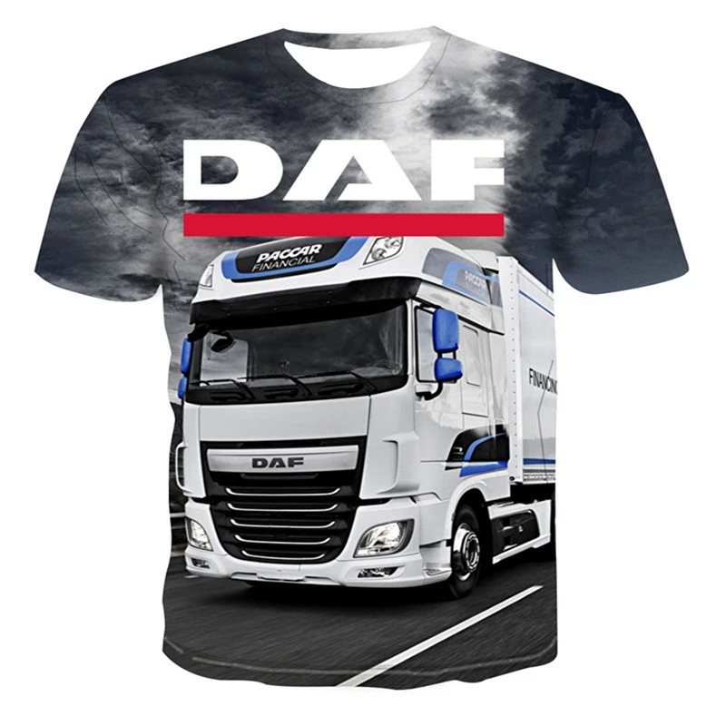 New Men's Short-sleeved DAF Car Logo 3D Printing Casual T-shirt Harajuku High-quality Brand Peripheral Sportswear Polyester
New Men's Short-sleeved DAF Car Logo 3D Printing Casual T-shirt Harajuku High-quality Brand Peripheral Sportswear Polyester