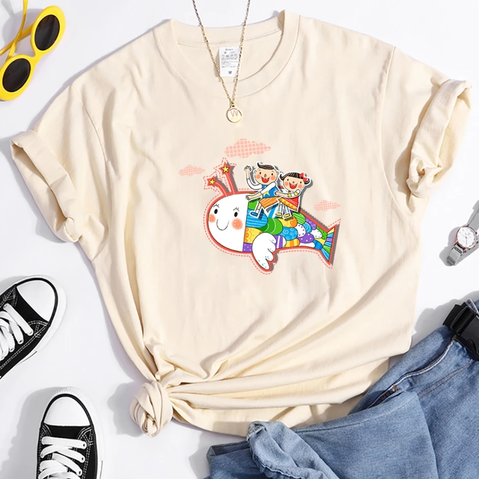 Two Students Print Female T Shirt Creativity Style Quality T-shirts Fashion S-XXXL Cotton T-shirt Summer Crewneck Tshirts Woman
Two Students Print Female T Shirt Creativity Style Quality T-shirts Fashion S-XXXL Cotton T-shirt Summer Crewneck Tshirts Woman