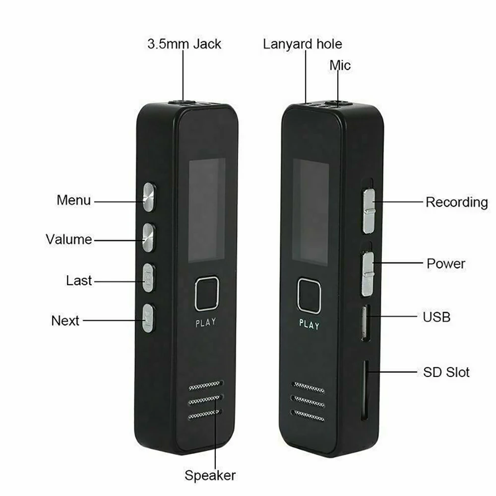 Цифровые диктофоны, шумоподавление, WAV запись, USB-диктофон, запись аудио на большие расстояния, MP3-плеер, диктофон
Цифровые диктофоны, шумоподавление, WAV запись, USB-диктофон, запись аудио на большие расстояния, MP3-плеер, диктофон