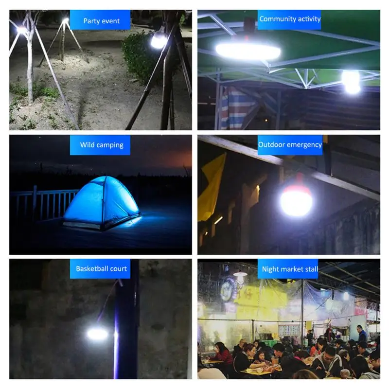 LED Camping Light USB Rechargeable Bulb For Outdoor Camping Lamp 5 Model Portable Lanterns Emergency Lights For BBQ Hiking
LED Camping Light USB Rechargeable Bulb For Outdoor Camping Lamp 5 Model Portable Lanterns Emergency Lights For BBQ Hiking