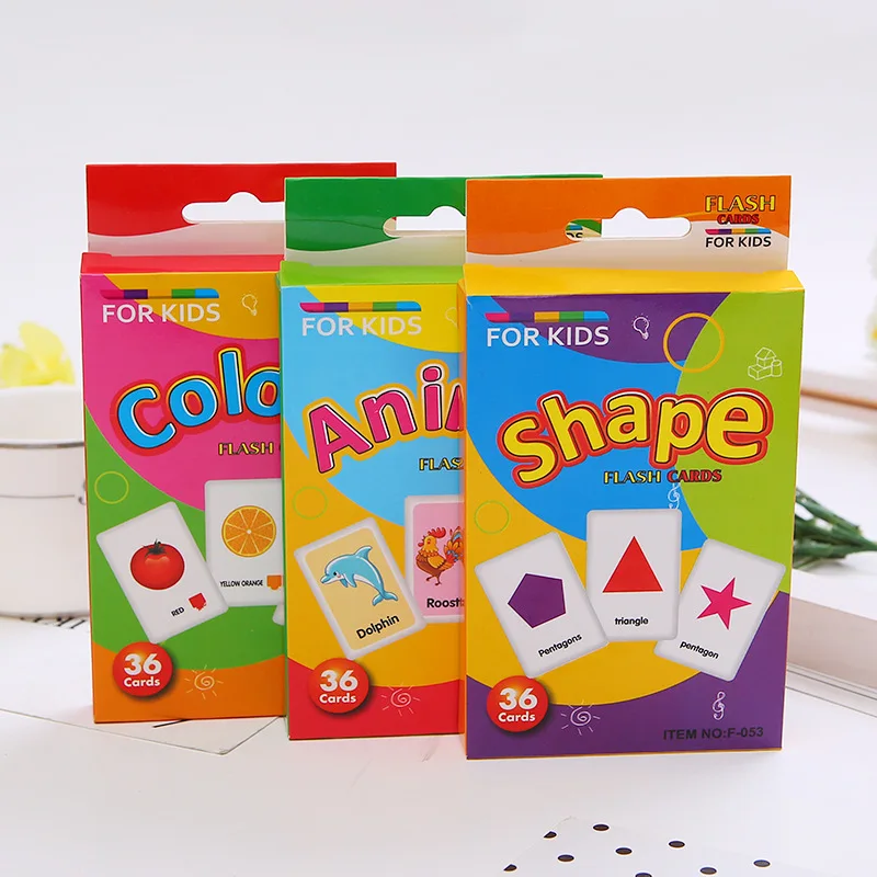 Children's Educational Toys Animal Fruit Shape Color Kindergarten Early Education Literacy English Enlightenment Teaching Cards
Children's Educational Toys Animal Fruit Shape Color Kindergarten Early Education Literacy English Enlightenment Teaching Cards