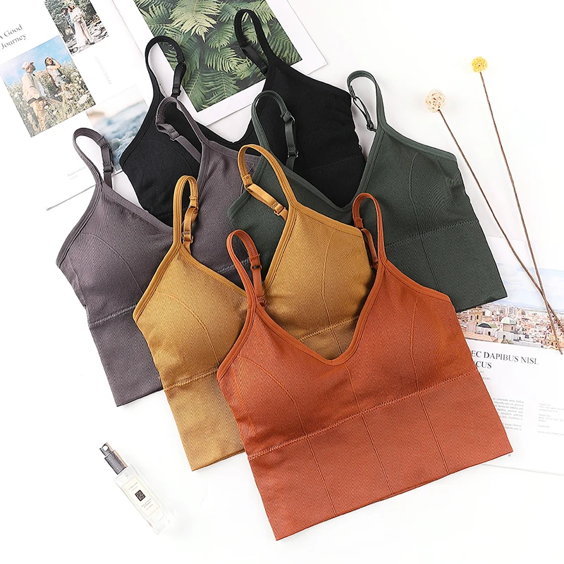 Women Tanks Crop Top Seamless Underwear Female Crop Top Women Sport Tops Sexy Lingerie Low Back Sleeveless Padded Camisole Femme
Women Tanks Crop Top Seamless Underwear Female Crop Top Women Sport Tops Sexy Lingerie Low Back Sleeveless Padded Camisole Femme