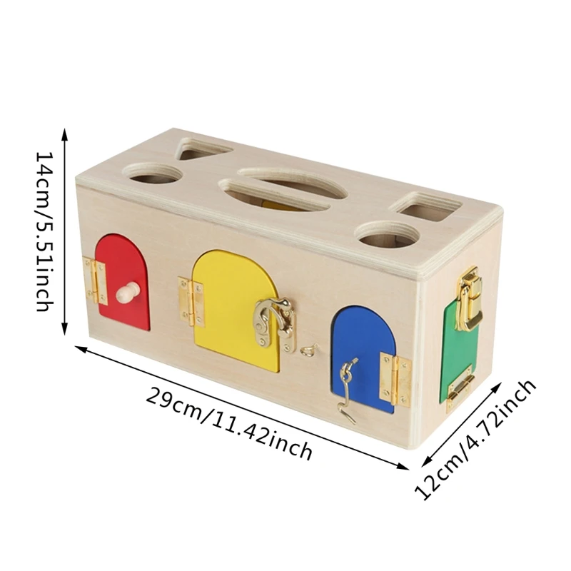 1Set Wooden Geometric Unlock Toy Interactive Toys Montessori Educational Baby Toddler Sensory Geometry Education Toy
1Set Wooden Geometric Unlock Toy Interactive Toys Montessori Educational Baby Toddler Sensory Geometry Education Toy