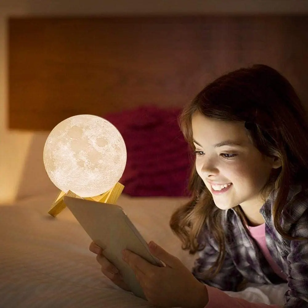Night Light 3D Print Rechargeable Moon ball Lamp LED Creative Touch Switch For Bedroom DecoratiDecoration Birthday Dropship Gift
Night Light 3D Print Rechargeable Moon ball Lamp LED Creative Touch Switch For Bedroom DecoratiDecoration Birthday Dropship Gift