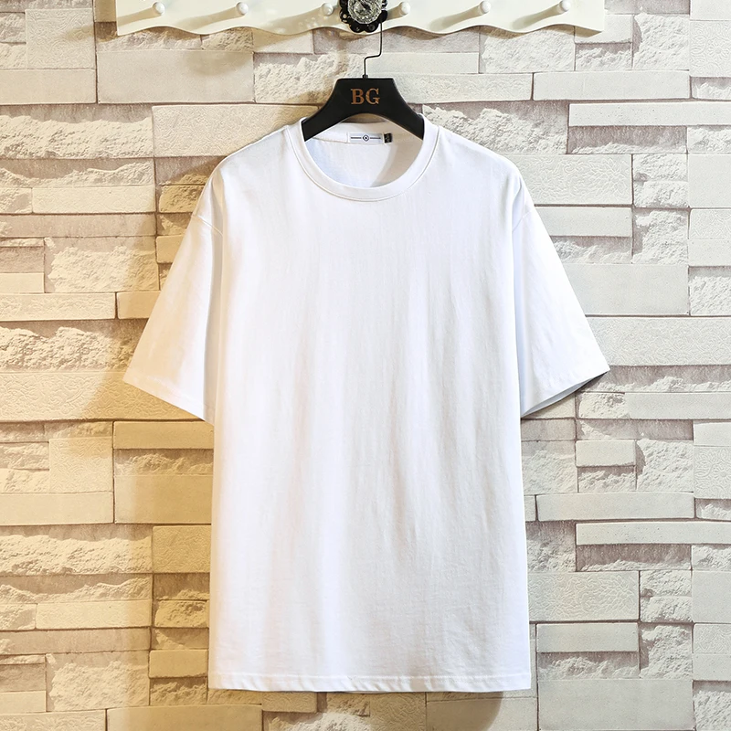 2021 Men's Summer Thin Style Hot Style Round Neck Pure Cotton Solid Color Half-Sleeved Short-Sleeved T-Shirt Fashion Personality
2021 Men's Summer Thin Style Hot Style Round Neck Pure Cotton Solid Color Half-Sleeved Short-Sleeved T-Shirt Fashion Personality