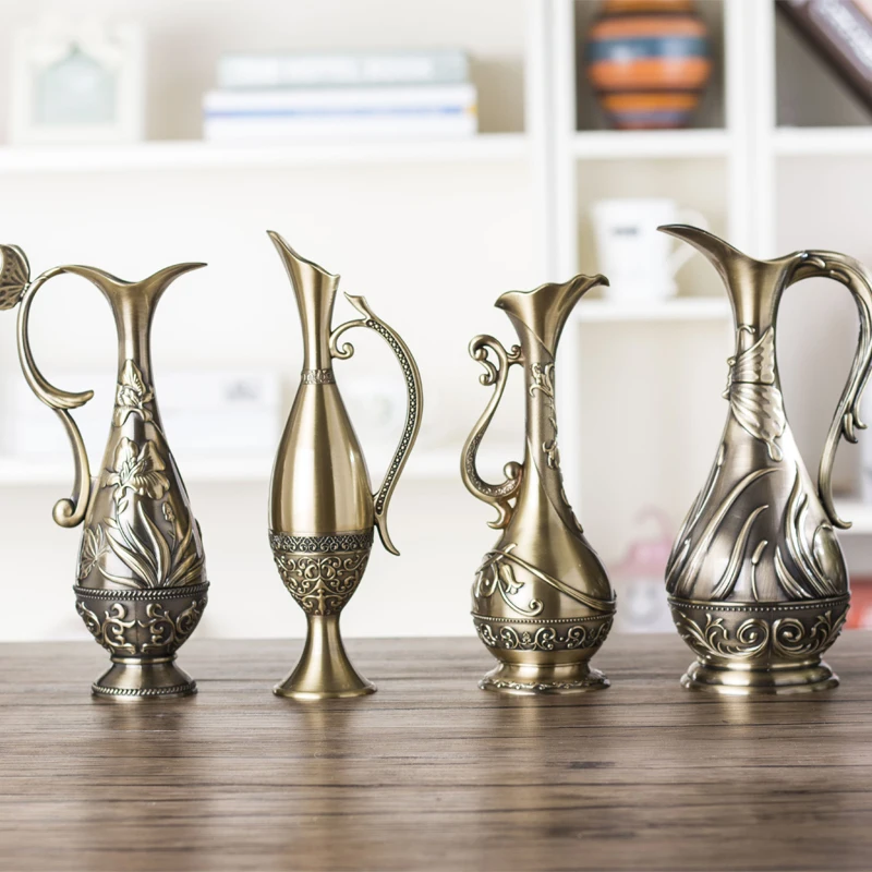 European Vintage Home Decoration Metal Vase Retro Art Craft Wedding Decor Tabletop Ornaments Flower Vases Antique Classic
European Vintage Home Decoration Metal Vase Retro Art Craft Wedding Decor Tabletop Ornaments Flower Vases Antique Classic
