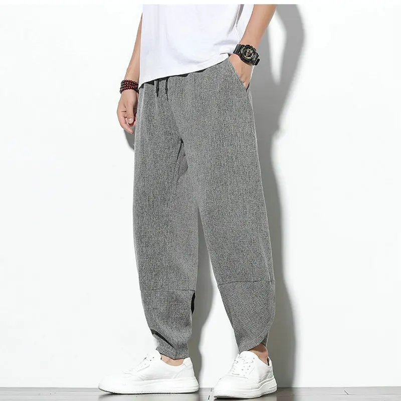 Streetwear Men Korean Style Summer Casual Pants Mens 2021 Cotton Linen Loose Trousers Male Oversize Toursers Pants Dropshipping
Streetwear Men Korean Style Summer Casual Pants Mens 2021 Cotton Linen Loose Trousers Male Oversize Toursers Pants Dropshipping