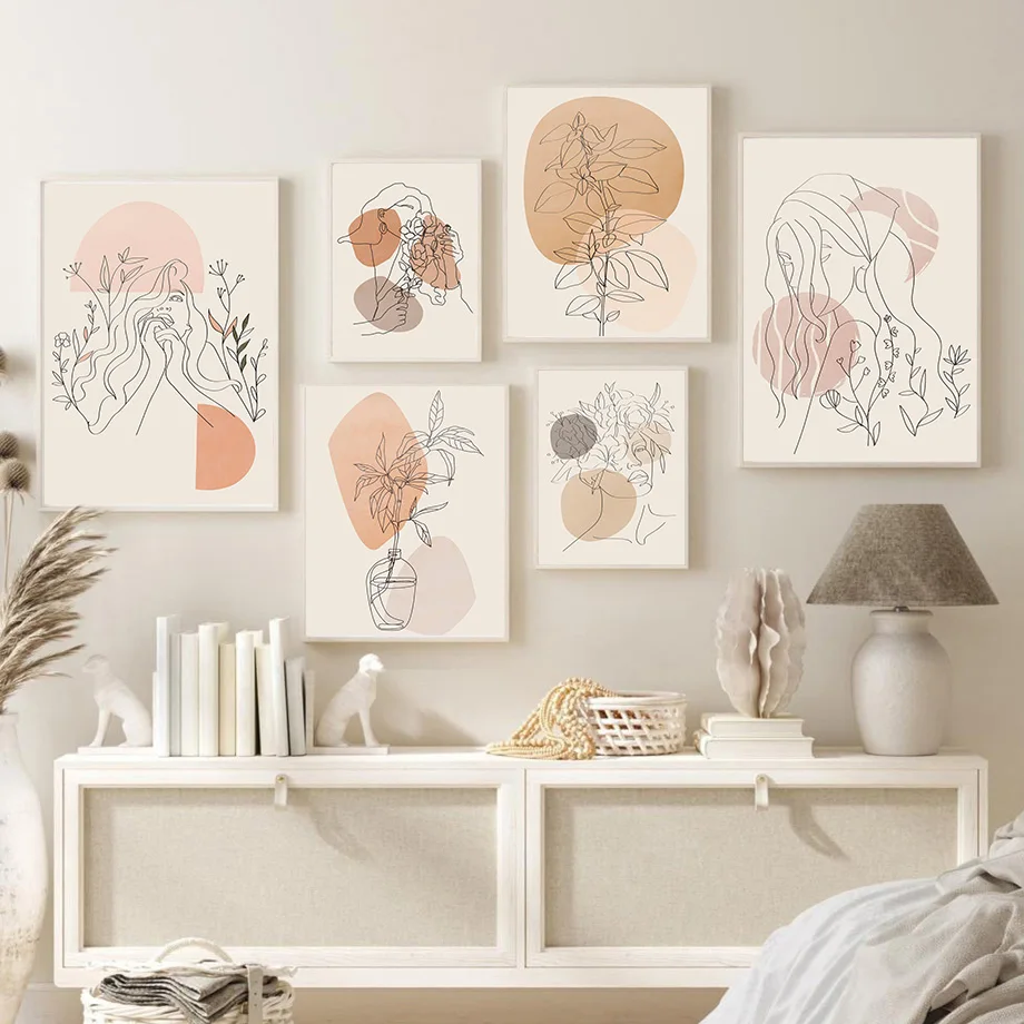 Abstract Lines Girl Lily Leaf Color Block Wall Art Canvas Painting Nordic Posters and Prints Wall Pictures for Living Room Decor
Abstract Lines Girl Lily Leaf Color Block Wall Art Canvas Painting Nordic Posters and Prints Wall Pictures for Living Room Decor