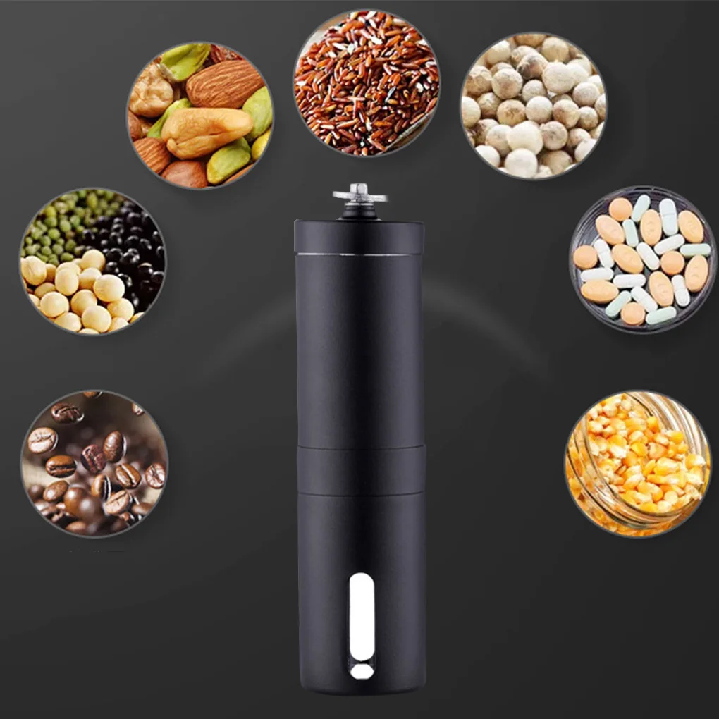 Portable Stainless Steel Manual Coffee Grinder Whole Bean Conical Burr Mill Adjustable Coffee Grinding Machine 
Portable Stainless Steel Manual Coffee Grinder Whole Bean Conical Burr Mill Adjustable Coffee Grinding Machine