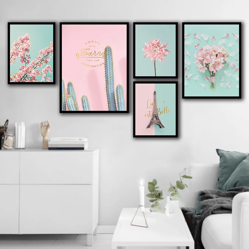 Nordic Posters And Prints Wall Art Tower Pink Flowers Canvas Painting Wall Pictures For Living Room Decor
Nordic Posters And Prints Wall Art Tower Pink Flowers Canvas Painting Wall Pictures For Living Room Decor