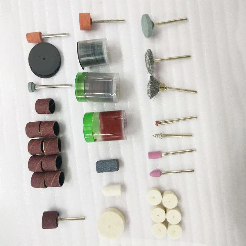 105 Piece Rotary Tool Accessory Set - Grinding, Sanding, Polishing, Pads Disks
105 Piece Rotary Tool Accessory Set - Grinding, Sanding, Polishing, Pads Disks
