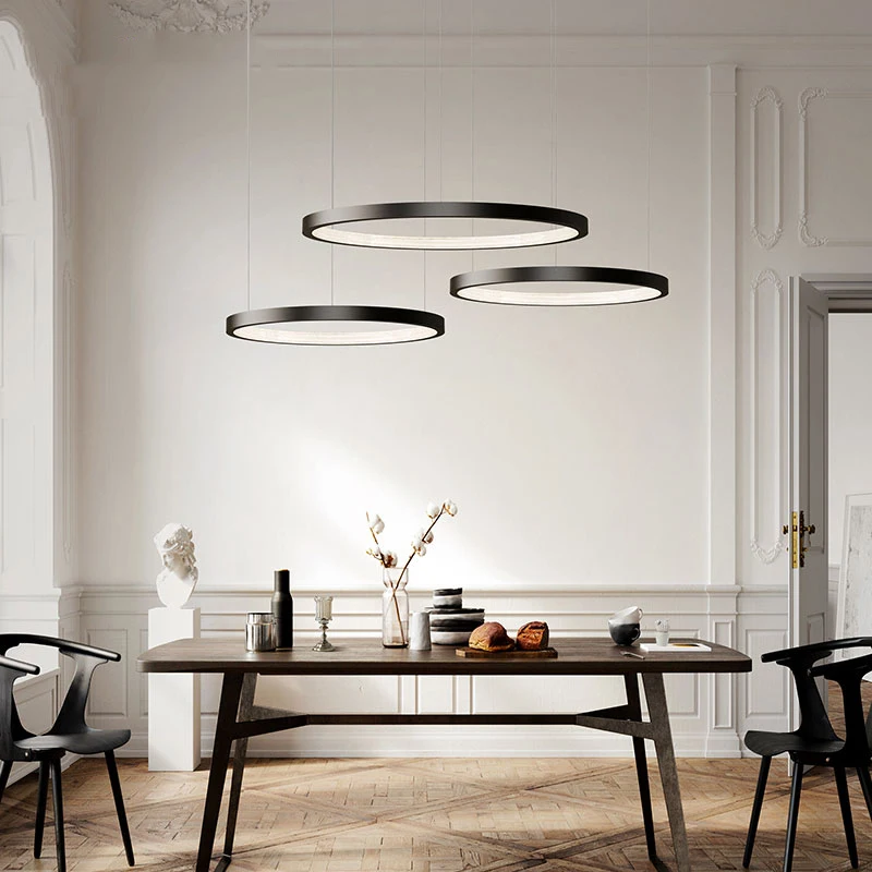 Simple Minimalist Circle Rings LED Pendant Light Gold Black White Lustre Pendant Lamp For Living Room Dining Room Kitchen Indoor
Simple Minimalist Circle Rings LED Pendant Light Gold Black White Lustre Pendant Lamp For Living Room Dining Room Kitchen Indoor
