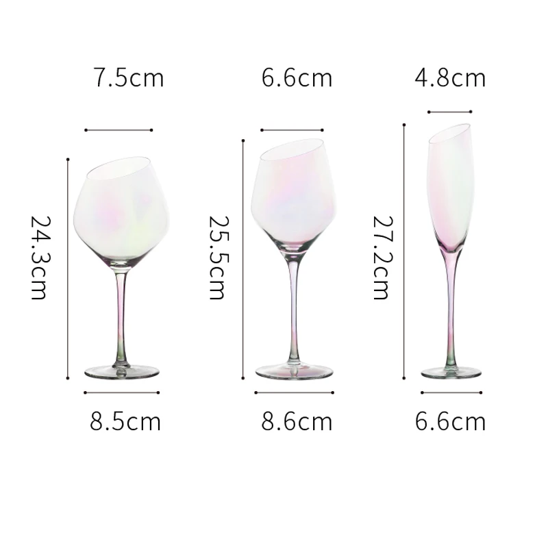 Europe Rainbow Ion-plated Crystal Glass Wine Cup Beveled wine glass champagne glasses goblet home wedding decoration drinkware 
Europe Rainbow Ion-plated Crystal Glass Wine Cup Beveled wine glass champagne glasses goblet home wedding decoration drinkware