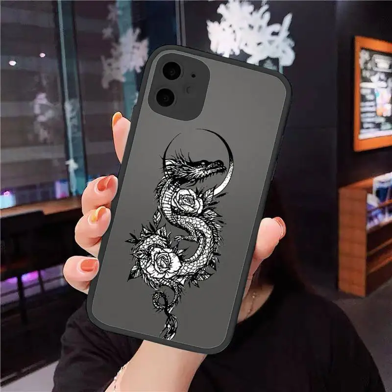 Fashion Dragon Animal Pattern Phone Cases matte transparent For iphone 7 8 11 12 plus mini x xs xr pro max cover
Fashion Dragon Animal Pattern Phone Cases matte transparent For iphone 7 8 11 12 plus mini x xs xr pro max cover