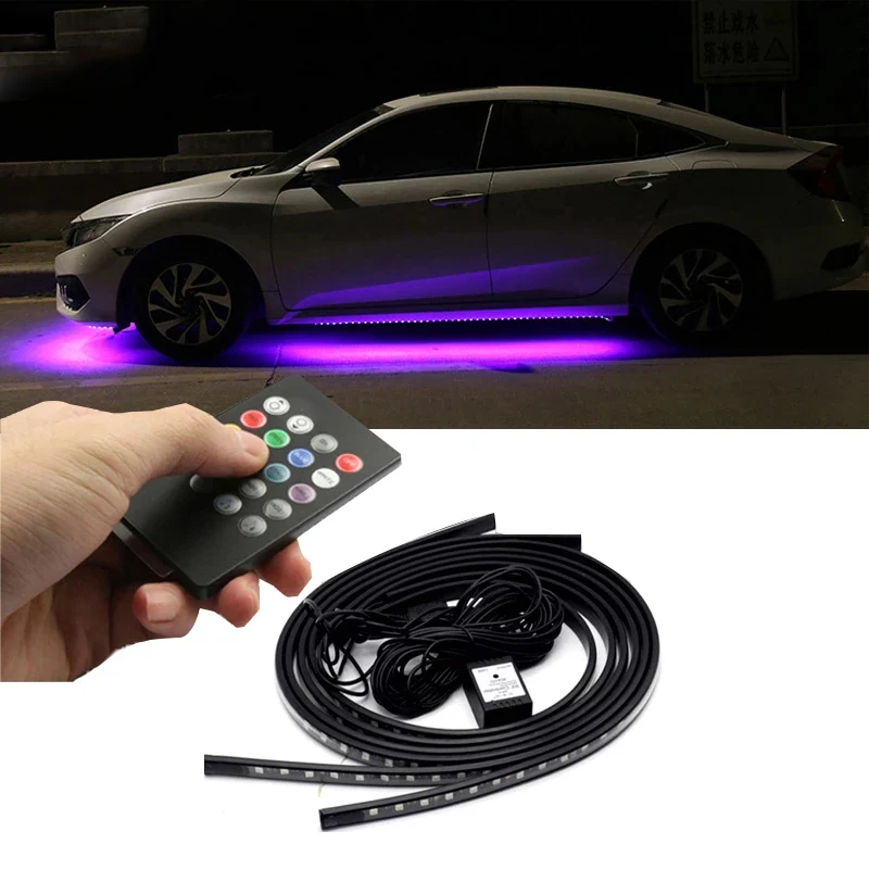 NEW Car LED Strip Car Underglow Underbody Light Auto Atmosphere Lamp Backlight for Cars APP/ Remote Control Flexible Strip
NEW Car LED Strip Car Underglow Underbody Light Auto Atmosphere Lamp Backlight for Cars APP/ Remote Control Flexible Strip