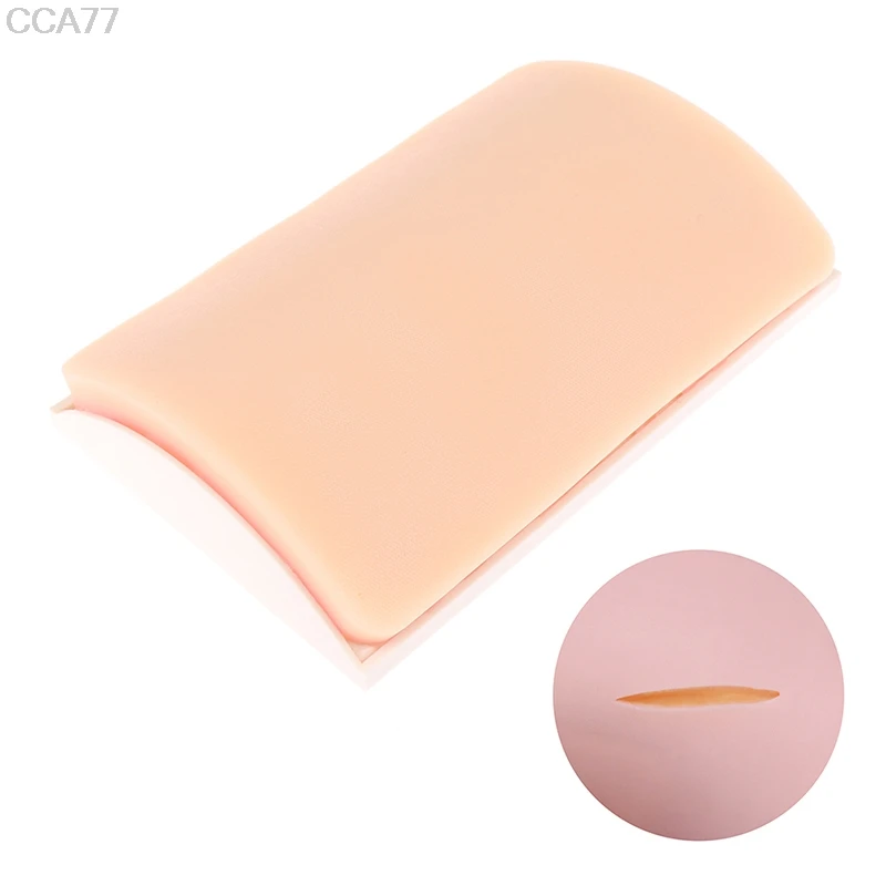 Surgical Skin Suture Practice Module Silicone Injection Training Curved Base