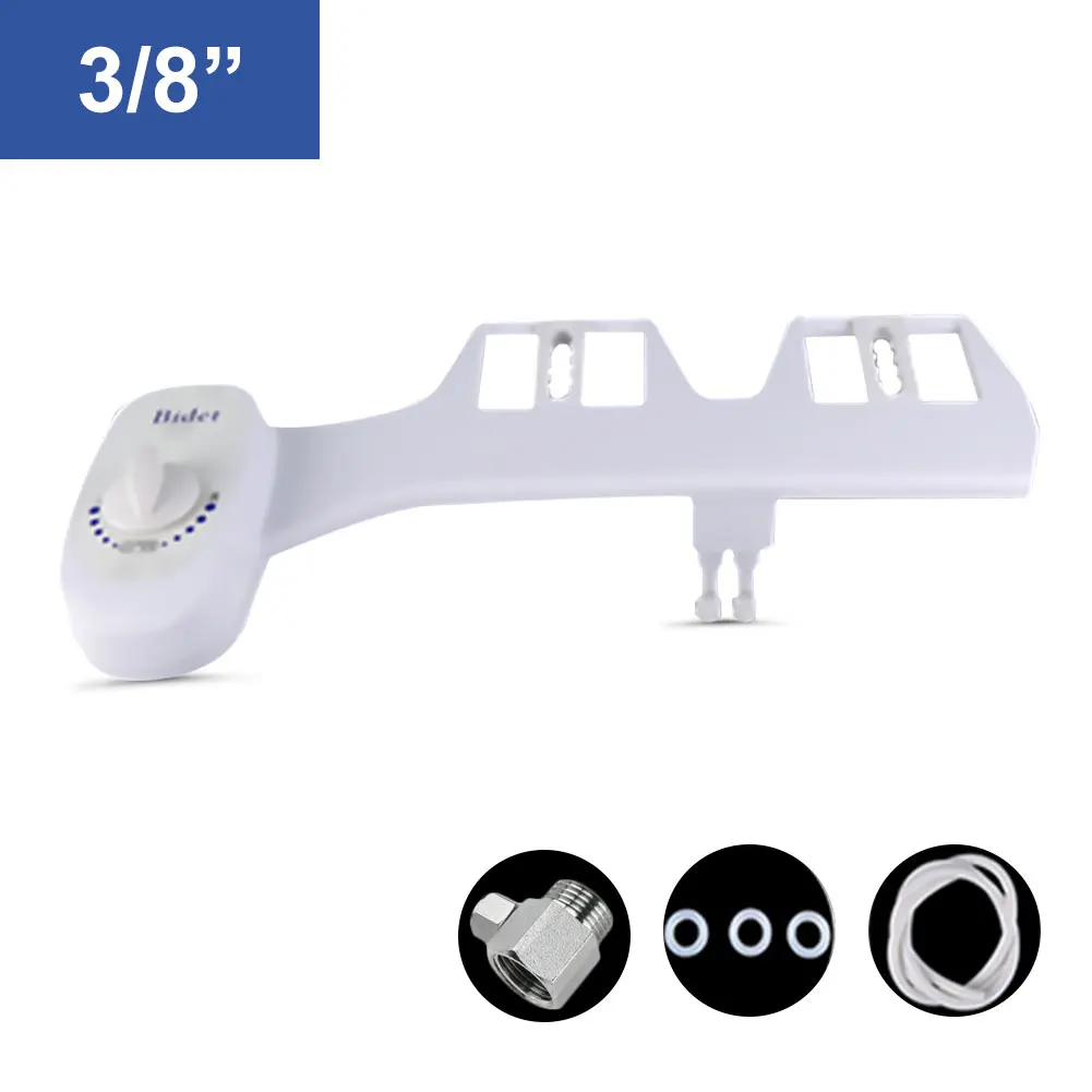 Насадка для биде на 3/8 дюйма, неэлектрическое сиденье для унитаза с латунным входом, регулируемое давление воды, самоочищающийся распылител... 
Насадка для биде на 3/8 дюйма, неэлектрическое сиденье для унитаза с латунным входом, регулируемое давление воды, самоочищающийся распылител...