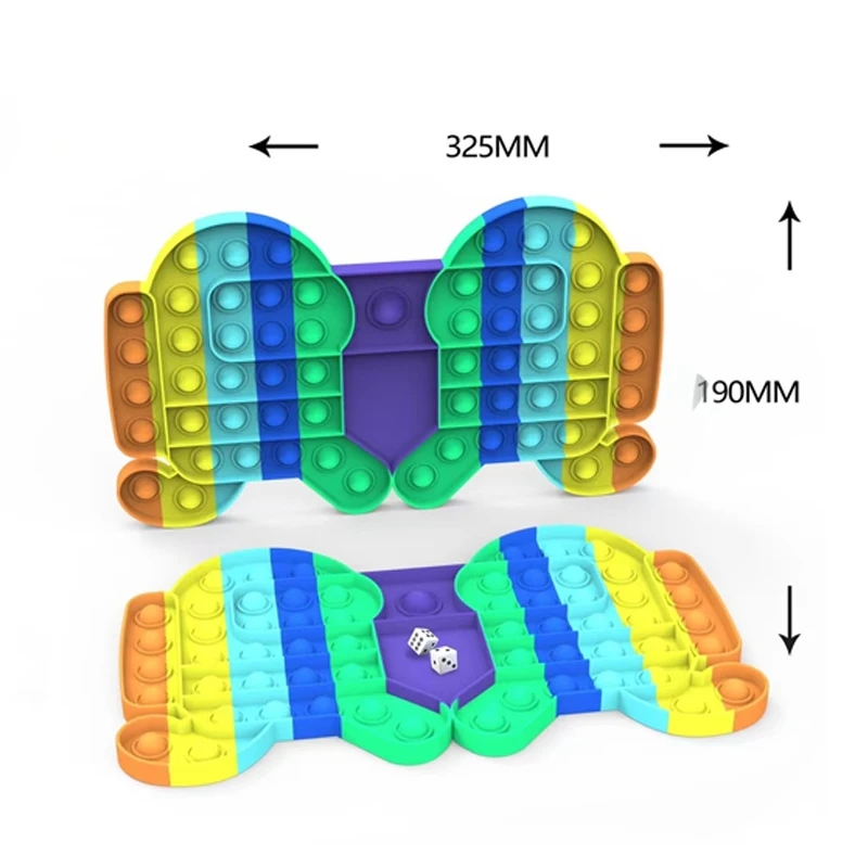 Large Size Color Fidget Toy Push Bubble Sensory Anti Stress Toy Silicone Squeeze for Autism Reliever Stress Anxiety Relief
Large Size Color Fidget Toy Push Bubble Sensory Anti Stress Toy Silicone Squeeze for Autism Reliever Stress Anxiety Relief