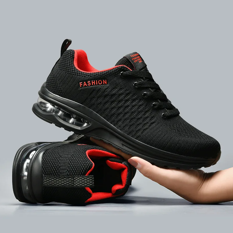 Large Size Air Cushion Shock Absorption Flying Woven Men's Shoes 2021 New Spring and Summer Four Seasons Sports Shoes Casual Run
Large Size Air Cushion Shock Absorption Flying Woven Men's Shoes 2021 New Spring and Summer Four Seasons Sports Shoes Casual Run