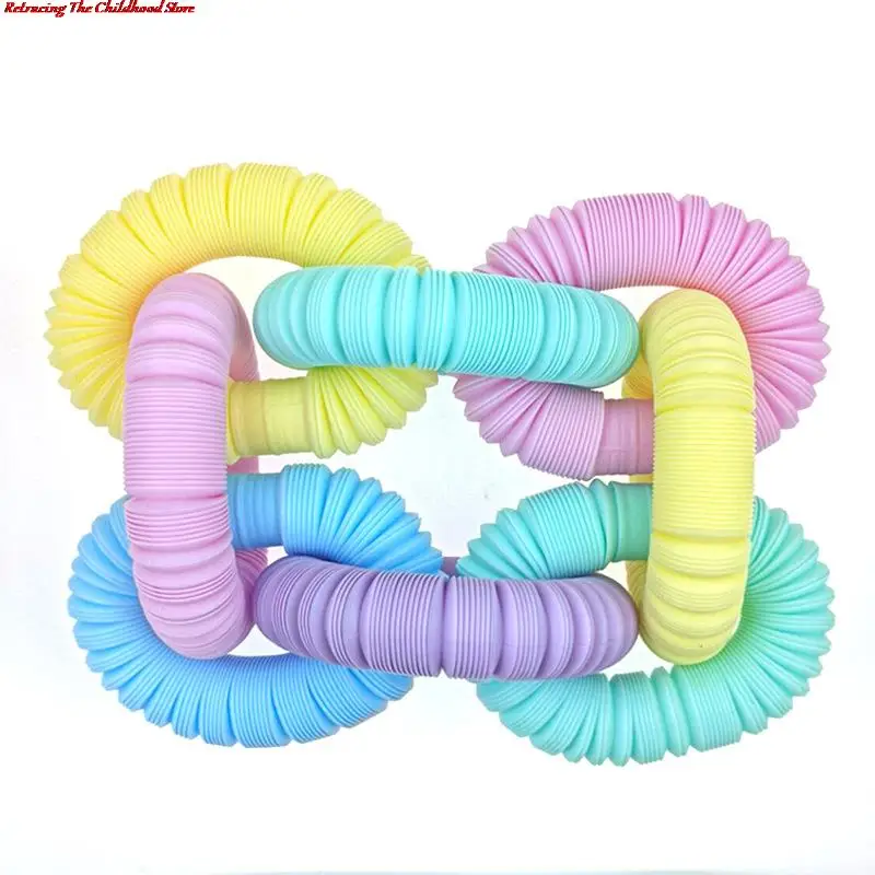 Toy Tube Colorful Plastic Fidget Toys Sensory Anti Stress Fidget Circle Funny Development Educational Folding Toy Kids Gift
Toy Tube Colorful Plastic Fidget Toys Sensory Anti Stress Fidget Circle Funny Development Educational Folding Toy Kids Gift
