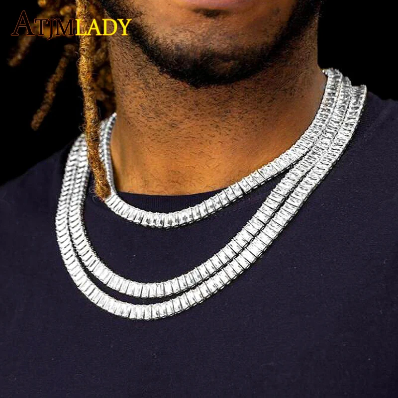 high quality Iced out bling hip hop men's boy necklace gold color baguette 5A cubic zirconia cz cluster tennis chain necklaces
high quality Iced out bling hip hop men's boy necklace gold color baguette 5A cubic zirconia cz cluster tennis chain necklaces
