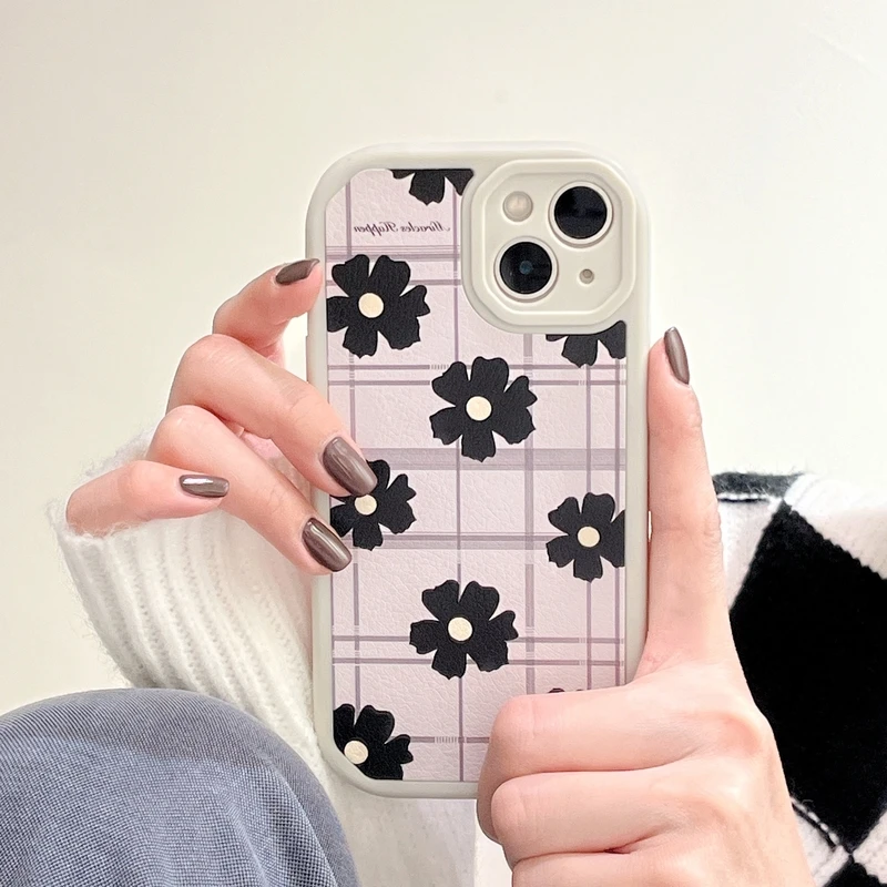 Korea Cute Retro Plaid Flowers Phone Case For iPhone 11 12 13 Pro Max X Xs Max Xr 7 8 Plus Cases Cute Soft Leather Cover
Korea Cute Retro Plaid Flowers Phone Case For iPhone 11 12 13 Pro Max X Xs Max Xr 7 8 Plus Cases Cute Soft Leather Cover