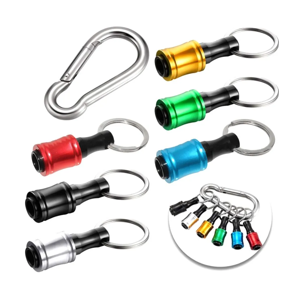 6pcs Aluminum Alloy Extension Rod Hex Shank Screwdriver Bit Holder 1/4 Keychain Quick Release Easily Carrying Lightweight Tools
6pcs Aluminum Alloy Extension Rod Hex Shank Screwdriver Bit Holder 1/4 Keychain Quick Release Easily Carrying Lightweight Tools